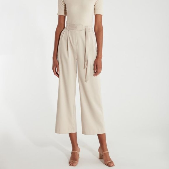 Bille the Label Pants - Women's Billie the Label Louisa Wide Leg Tie Front Pant